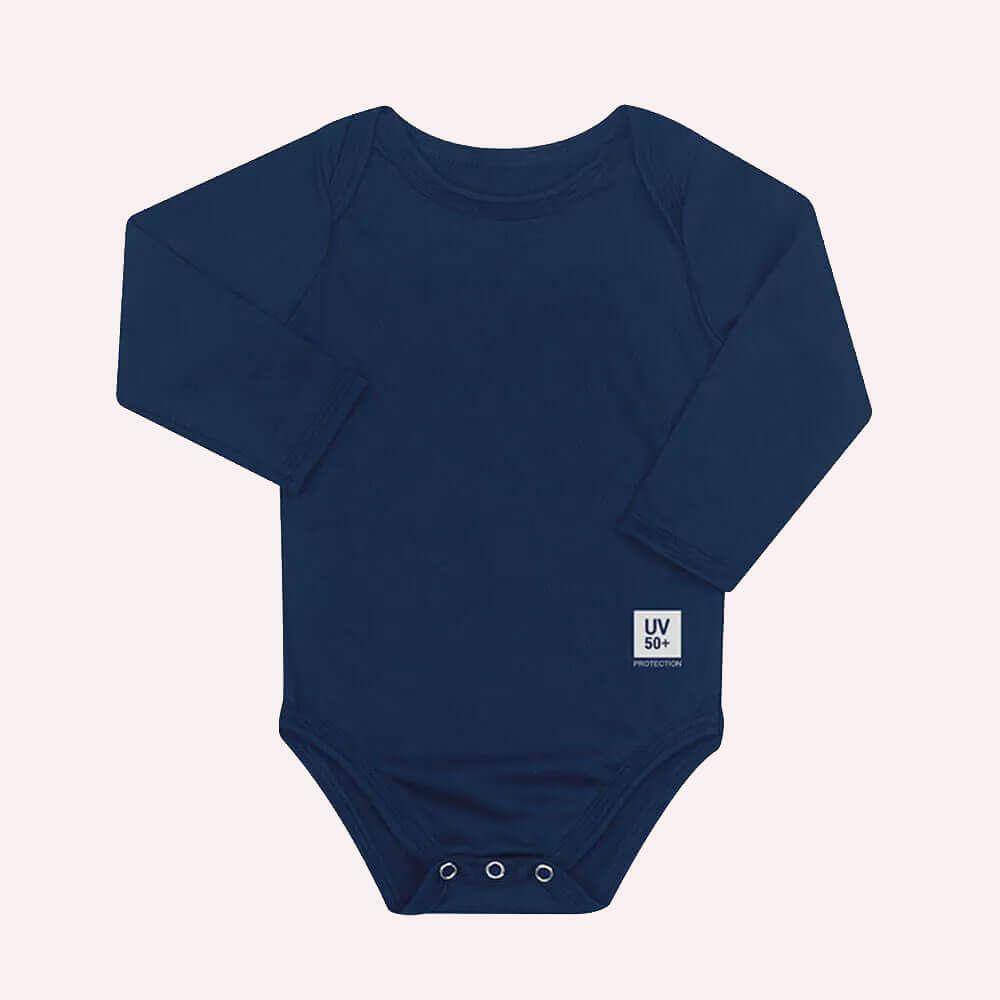 Body UV Infantil Térmico Bebe Theo 50+ Cinza Marinho 02