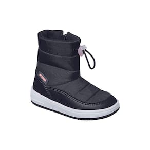 Bota Infantil Feminina Ortopé Bliss Boot Detalhe Coração Glitter Marinho e Rosa