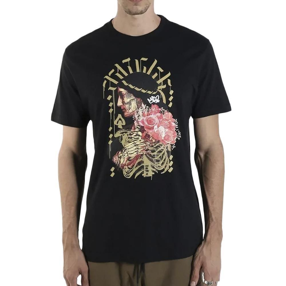 Camiseta MCD Regular Skull Santa WT23 Masculina Preto