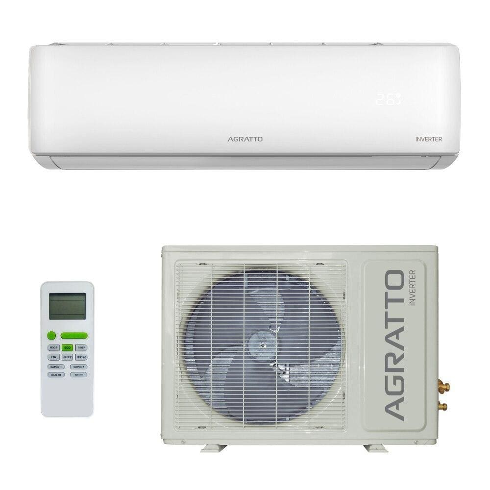 Ar-Condicionado Split Inverter 24000 BTUs Agratto Hi Wall Só Frio LCS24F-02I 220V
