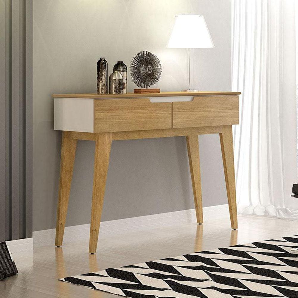 Aparador para Sala de Estar Ambiente Bellíssima Cinamomo Off White - Valdemóveis