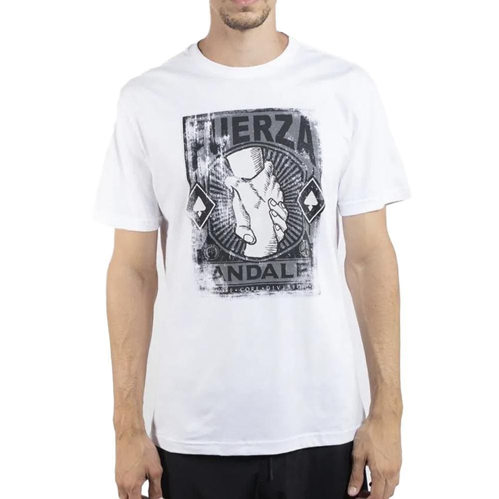 Camiseta MCD Regular Fuerza Andale MCD WT23 Masculina Branco