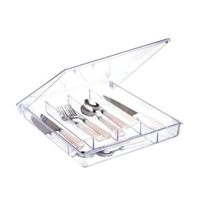Porta Talher Organizador De Talheres Multiuso Com Tampa