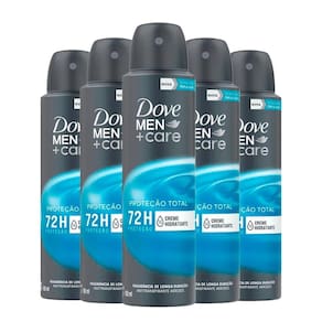 Kit Desodorante Aerosol Dove Cuidado Total 150ml - 5 unidades