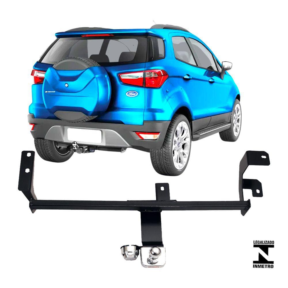 Engate Reboque Rabicho Fixo Ford Ecosport 2018 a 2023 500Kg