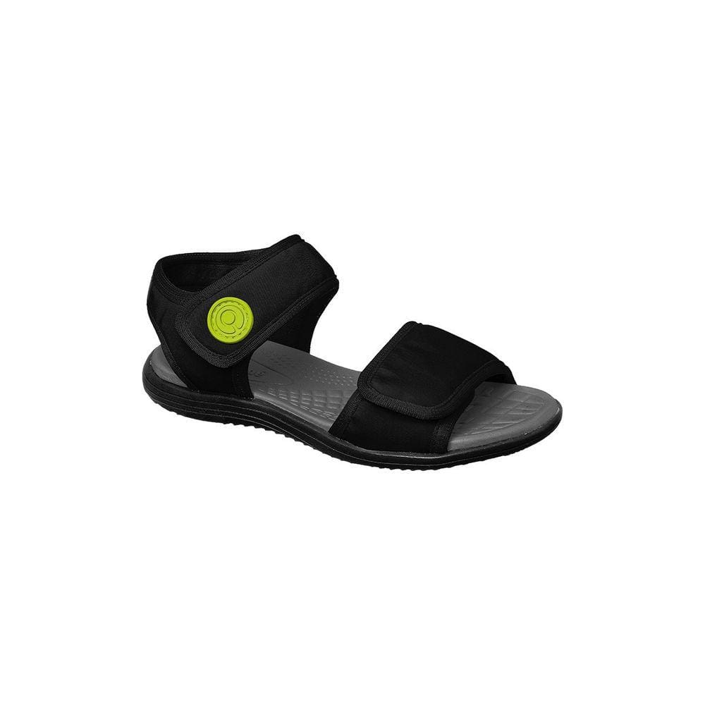 Sandália Infantil Masculina Ortopé Flex Fecho Duplo Preta 