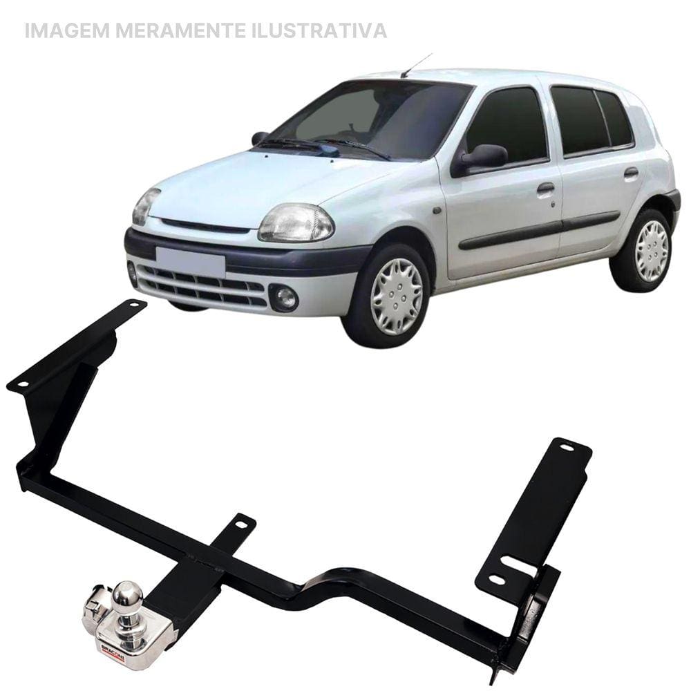 Engate Reboque Rabicho Fixo Clio Hatch 1998 a 2017 450Kg