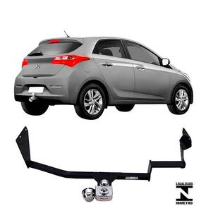 Engate Reboque Rabicho Fixo Hb20 Hatch 2020 a 2022 450Kg