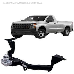 Engate Reboque Rabicho Fixo Silverado 750Kg