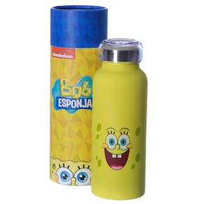 Garrafa Bob Esponja Térmica 6 Horas 500m Oficial Nickelodeon