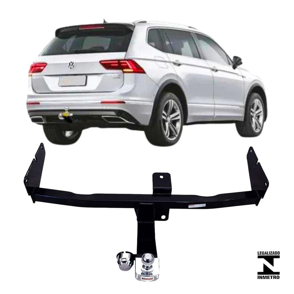 Engate Reboque Rabicho Fixo Tiguan 2019 a 2021 600Kg