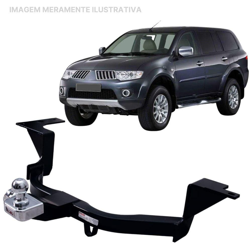 Engate Reboque Rabicho Fixo Pajero Dakar 2009 a 2018 650Kg