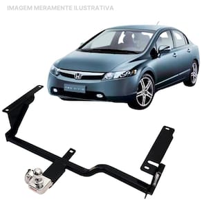 Engate Reboque Rabicho Fixo Honda Civic 2001 a 2006 450Kg