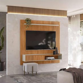 painel para tv até 65 polegadas dublin 1 pt nature e off white