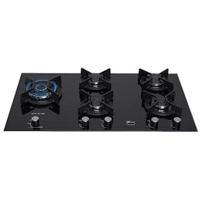 Fogão Cooktop Fischer 5q Tc Infinity Duo Blaze Gás Mesa Vidro 31800 Bivolt