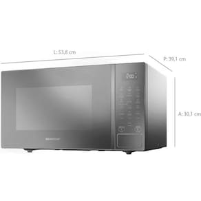 Microondas 32l Brastemp - Bms46arana Cinza 110 Volts