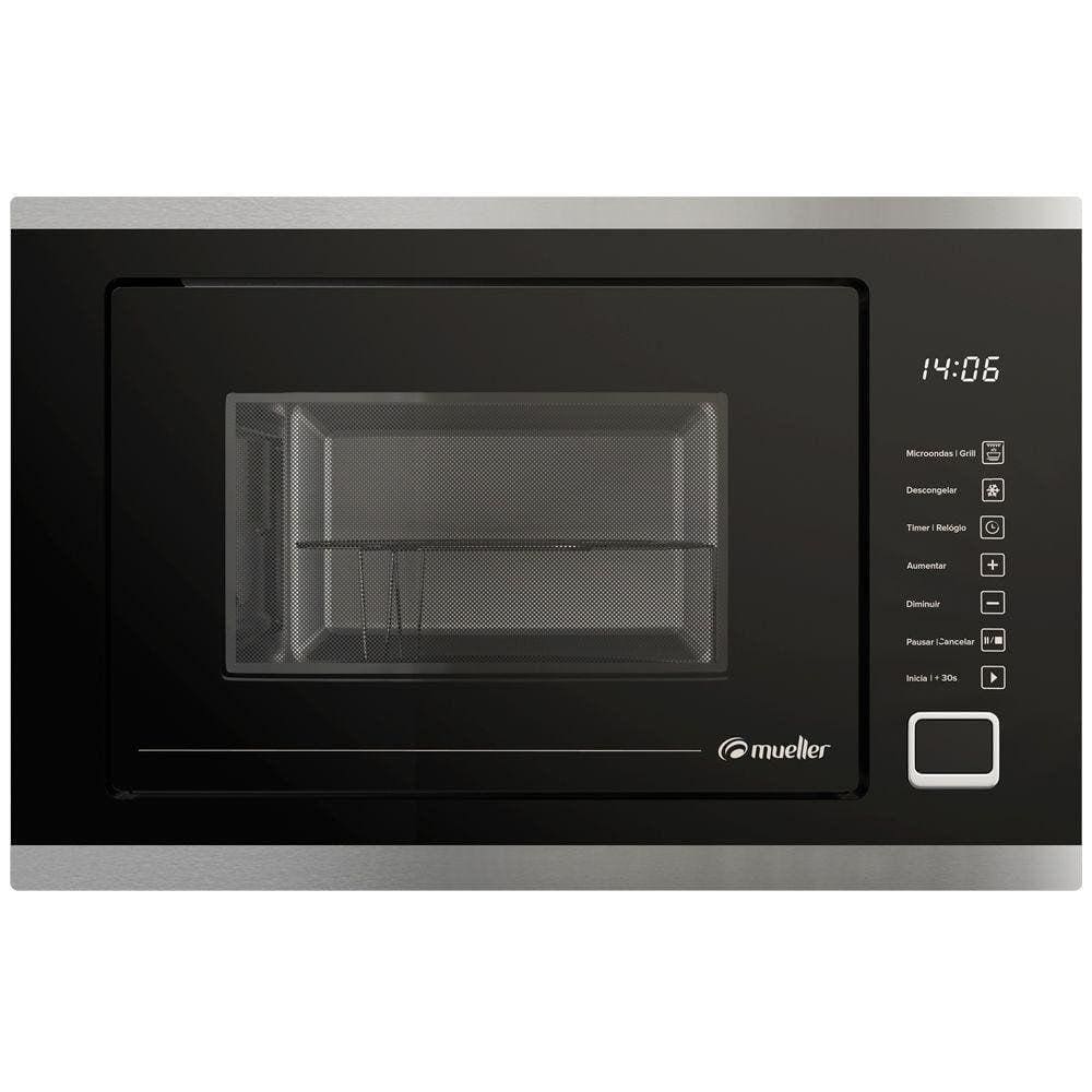 Forno Micro-ondas De Embutir Mueller 25 Litros Preto 220v