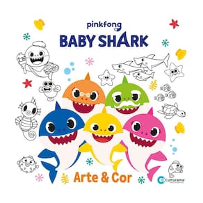 Livro Infantil Culturama Arte e Cor Baby Shark