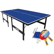 Mesa Tenis De Mesa Ping Pong Mdf 18mm Com Rodizio Articulado Pes