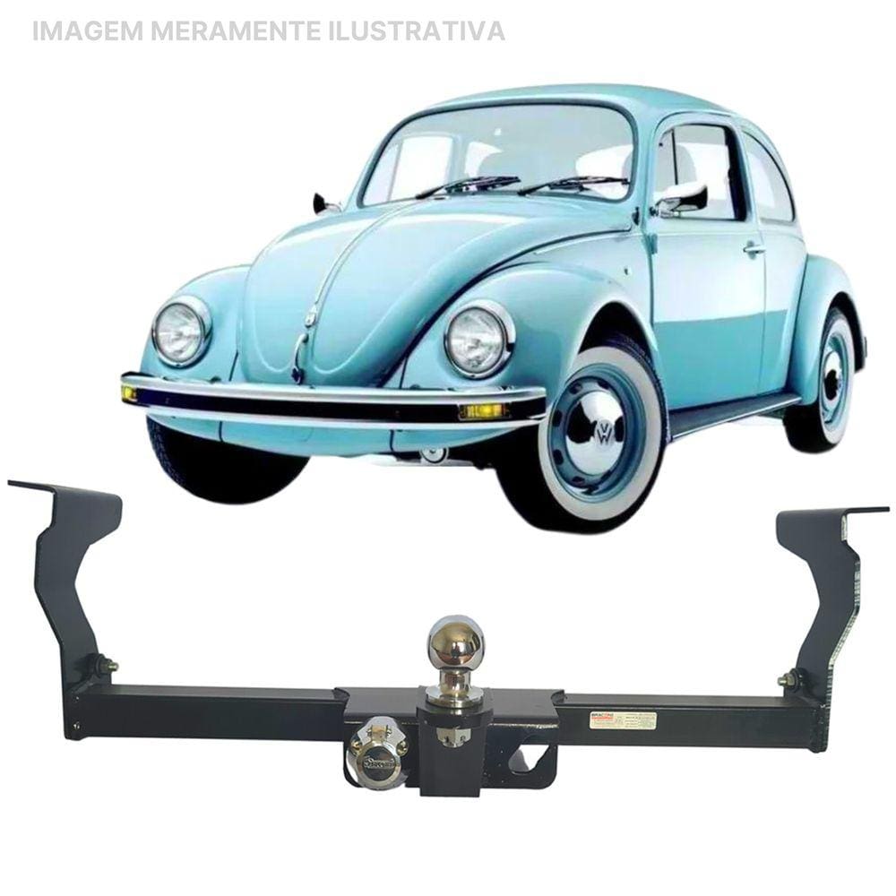 Engate Reboque Rabicho Removivel Fusca 1959 a 1996 600Kg