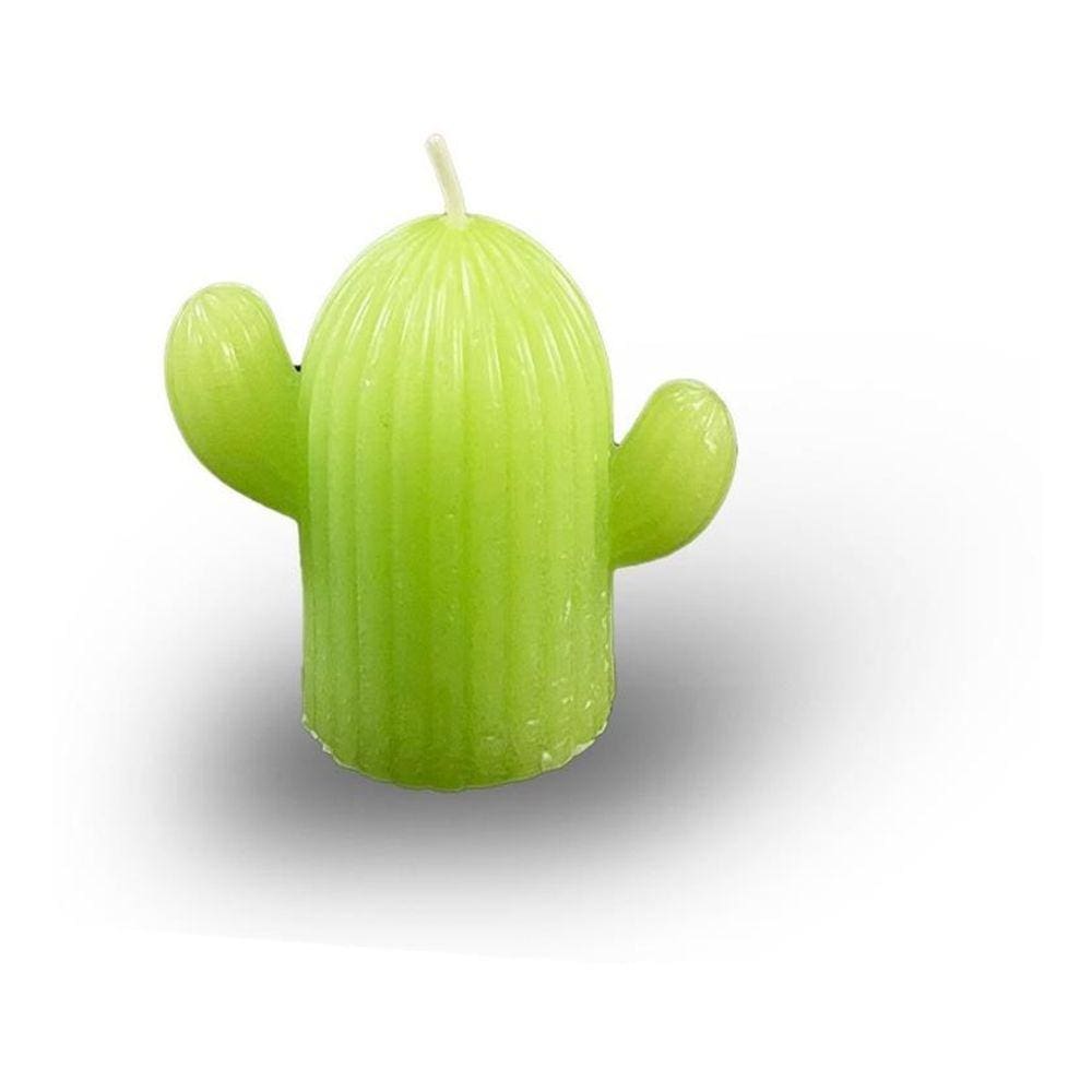 Vela Aromática Decorativa Em Formato De Cacto