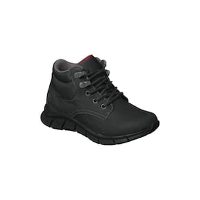 Tênis Cano Alto Infantil Masculino Ortopé Flex Boot Preto