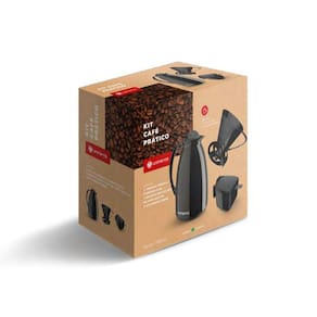 Garrafa Térmica Kit Cafe Pratico - Rosa