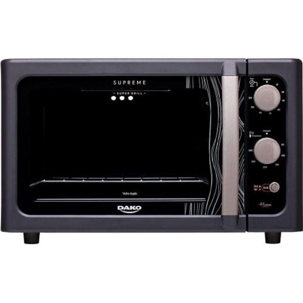 Forno 44L Dako Eletrico Supreme Grill - 300000815 Preto 110 Volts