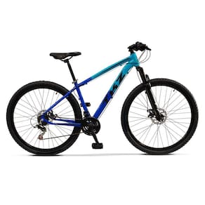 Bicicleta Fuji TKZ Quadro 17" em Alumínio 21 Marchas Freio a Disco Aro 29 Suspensão Mecânica
