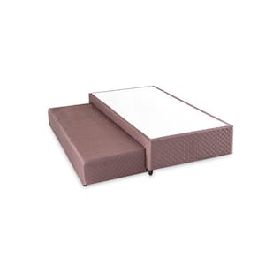 Base Box Solteiro com Colchão Auxiliar de Mola 88x188x28cm Seattle Cobalt