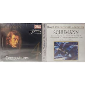 Chopin Caras Gênios Da Música -vol.4 +Schumann, Robert 2CDS