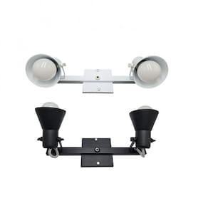 Spot Trilho 2 Lampadas Direcionáveis Varias Cores