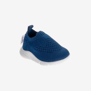 Tênis Infantil Ortopé Sport Baby Knit Calce Fácil Azul Marinho