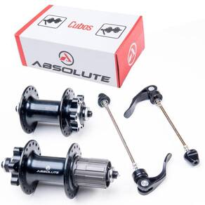 Par de Cubos Wild Diant/Tras Bicicleta MTB XC Trail 8 à 11V 32 Furos Blocagem Absolute