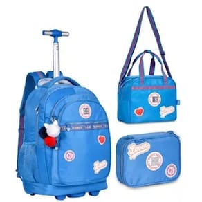 Kit Mochila Rodinha Rebecca Bonbon com Lancheira e Estojo RB24008KT