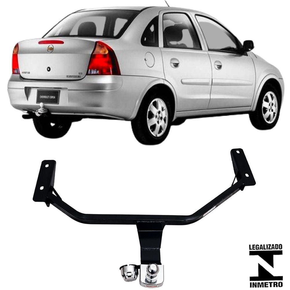 Engate Reboque Rabicho Fixo Corsa Sedan 2002 a 2012 450Kg
