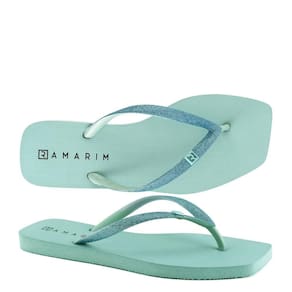 Chinelo Feminino Rasteirinha Ramarim Glitter Leve Solarize