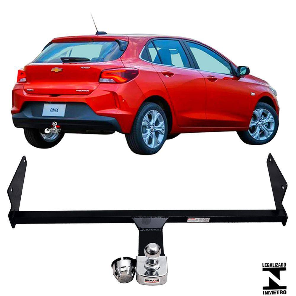 Engate Reboque Rabicho Fixo Onix Hatch 2020 a 2023 450Kg