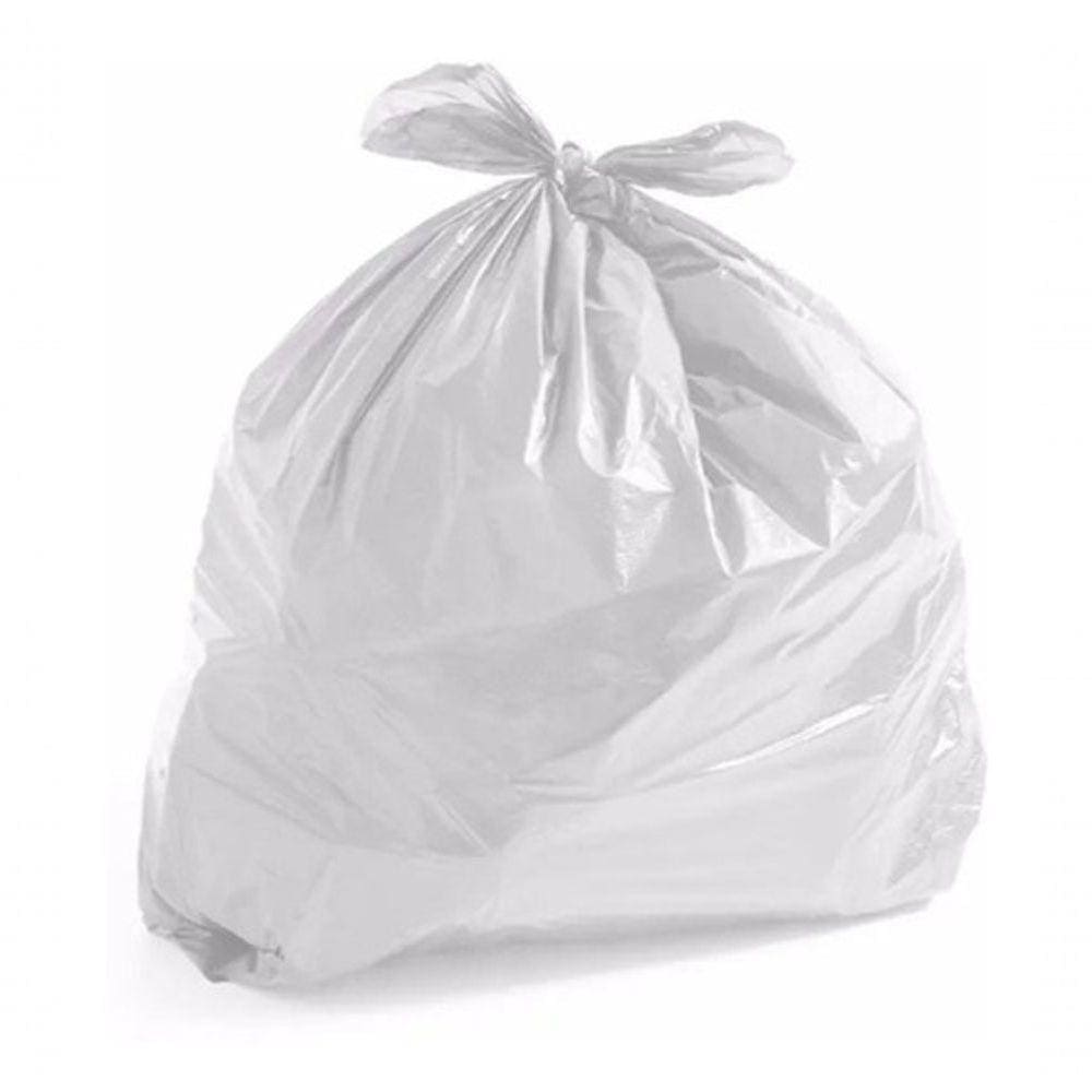 Saco De Lixo 40 Litros Reforçado 100un Branco Cor:branco