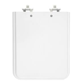 Assento Poliéster Laminado Square Branco Para Bacia Incepa