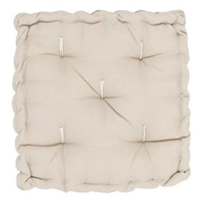 Almofada Futon Alto Conforto 40X40Cm Sofisticada - Bege