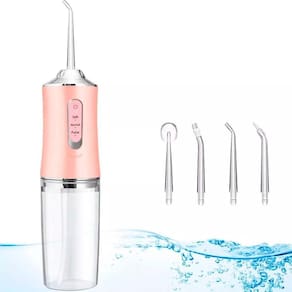 Irrigador Bucal Power 220ml - Hálito Fresco - 4 Bicos - USB