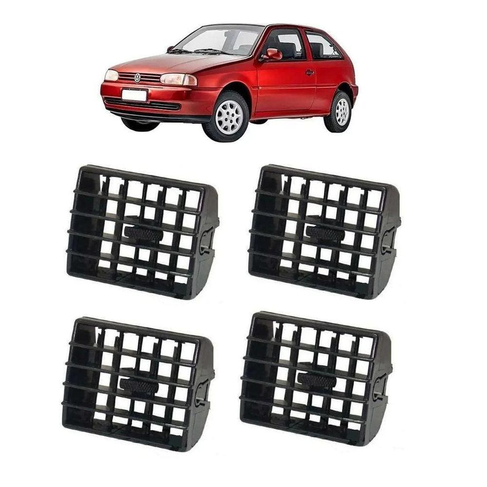 Kit Difusor Grade Tela Saida Ar Gol Parati 1995 A 1999