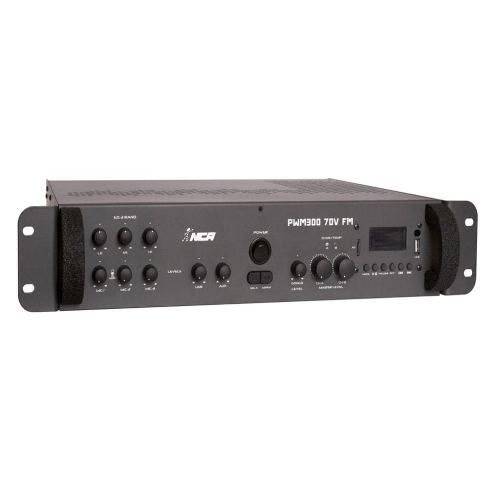 Mixer Amplificado Nca 600W Rms Pwm 30070V Fm - Bivolt