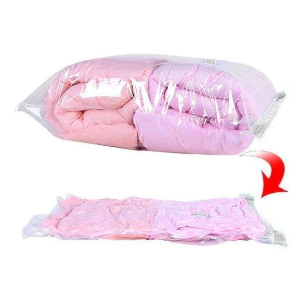 Saco À Vácuo Para Viagem Roupas Organização 70X100 Cm