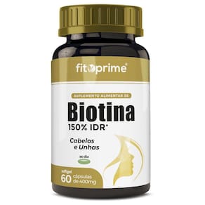 Biotina 150% Cabelos Unhas Firmeza & Crescimento 60 Cápsulas