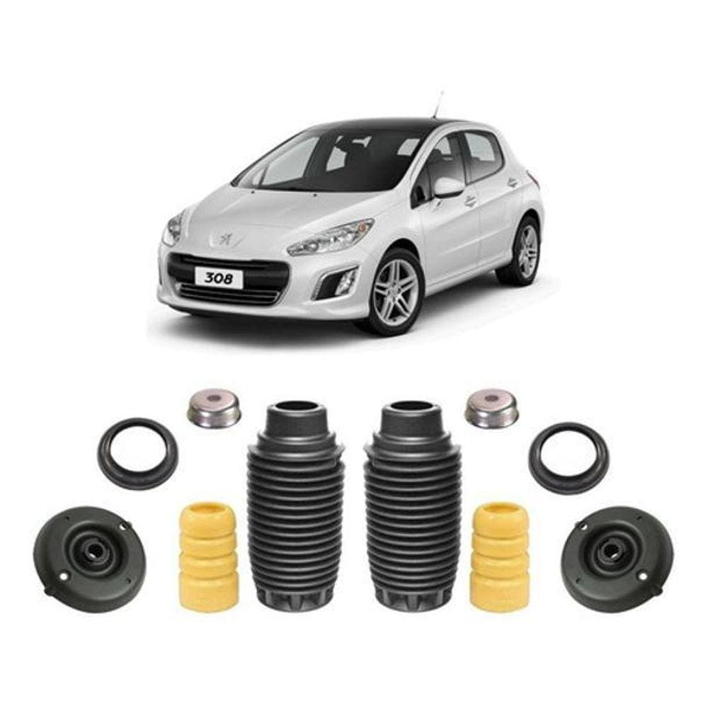 Kit Batente Coxim Dianteiro Peugeot 308 2012013 2014 15