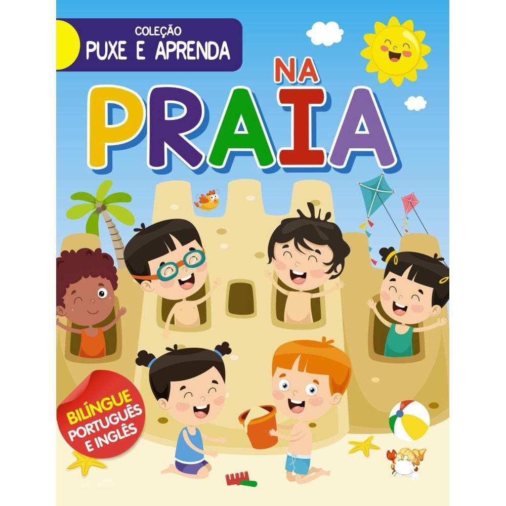 Coleção Puxe e Aprenda - Na Praia