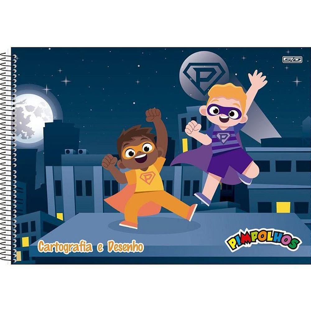 Caderno Desenho UNIV Capa Dura Dragon BALL Z 60F PCT.C/05 - SD