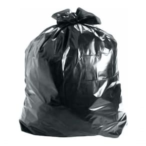Saco De Lixo 40 Litros Resistente Forte 100 Unidades preto